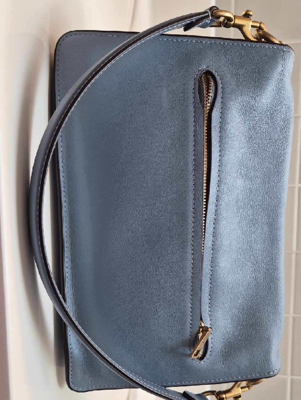 Coach Tabby Chain Purse In Bluebell - Picture 7 of 12